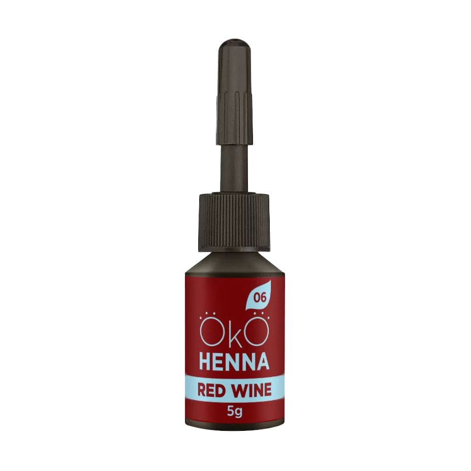 Хна для брів OkO Lash &amp; Brow Henna Power Powder 06 Red Wine, 5 г